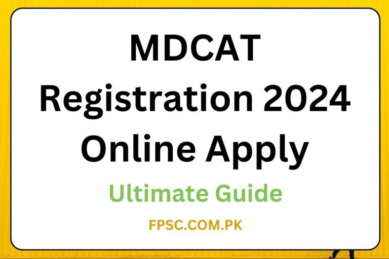 MDCAT Registration 2024 8 MDCAT Registration 2024 Online Apply