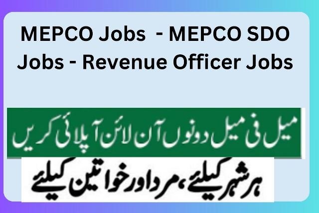 MEPCO Jobs 2025 6 MEPCO Jobs 2025 - MEPCO SDO Jobs - Revenue Officer Jobs